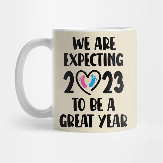 New Baby Announcement Future Mom & Dad, We Are Expecting 2023 to Be a Great Year - Christmas Pregnancy Gift Gender Reveal Party by EleganceSpace